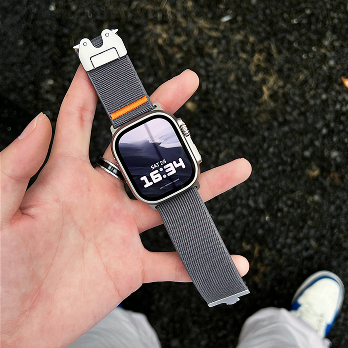 Men Accessories Website - Tali Nilon untuk Apple Watch Band