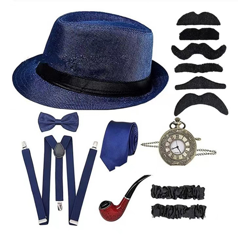Men'S Accessories In The 1920S - Set Aksesori Cosplay Halloween, 1920s pria,