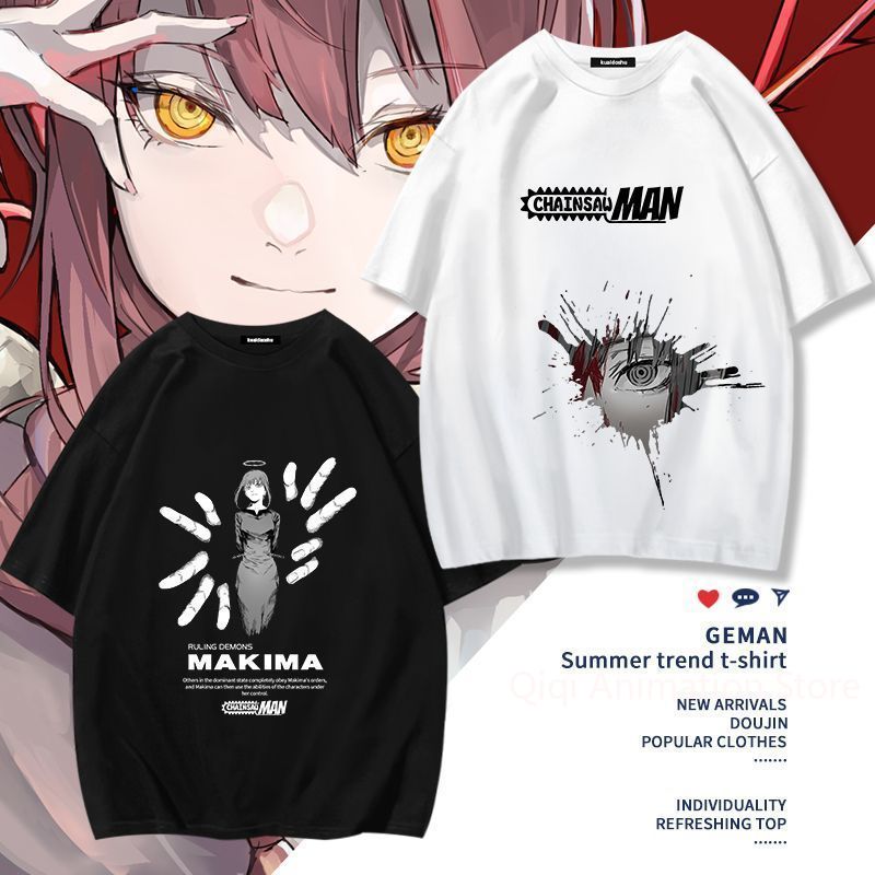 Men Accessories To Gift - Kaus Lengan Pendek Periferal Anime Chainsaw