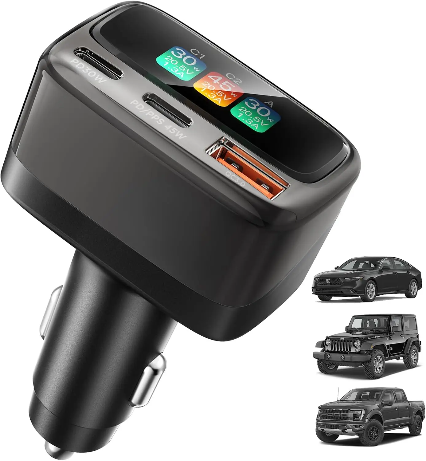 Men Accessories To Gift - Pengisi Daya Mobil USB C 105W