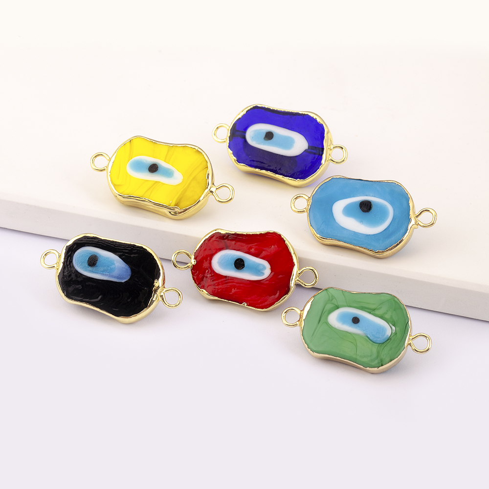 Men Accessories Evil Eye - Liontin Mata Jahat Berwarna-warni Bentuk Khusus