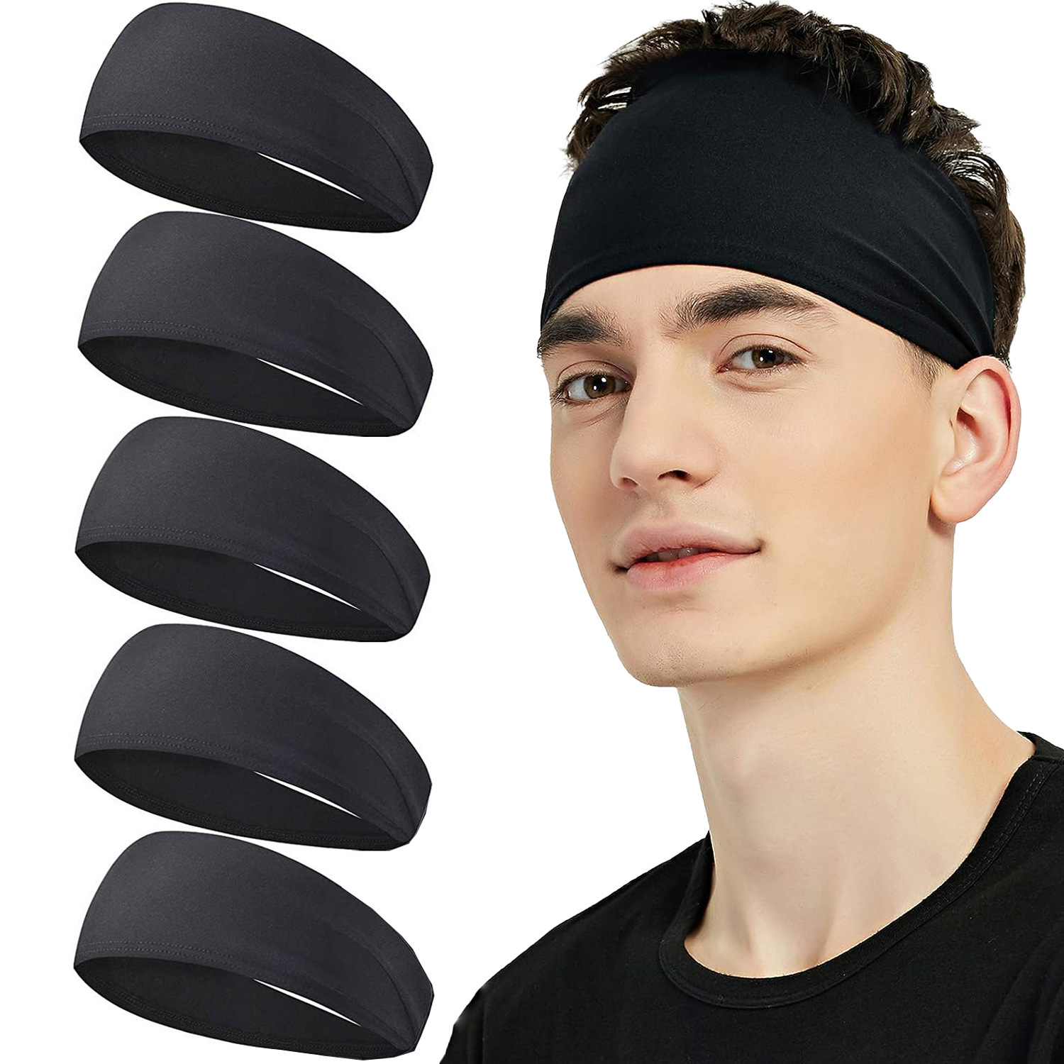 Men'S Yoga Accessories - Bando olahraga Pria Wanita, aksesoris rambut