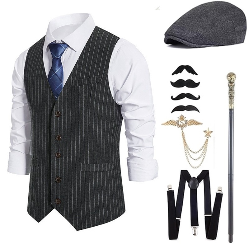 Men'S Accessories In The 1920S - Set Kostum dan Aksesoris Gangster Pria,