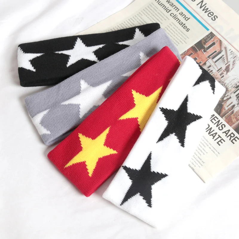 Men'S Yoga Accessories - Ikat rambut Pentagram elastis pria wanita