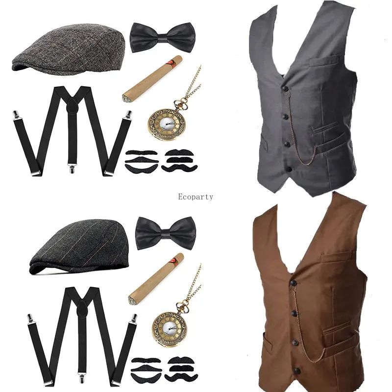 Men'S Accessories In The 1920S - Set Kostum dan Aksesori Gangster Pria