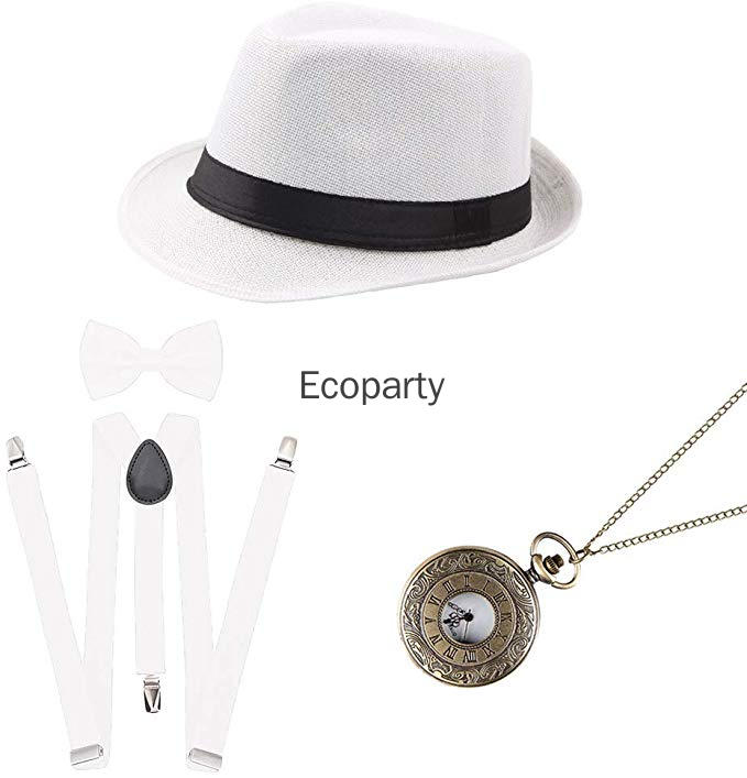 Men'S Accessories In The 1920S - Aksesoris Karnaval Pria Gaya 1920-an Panama