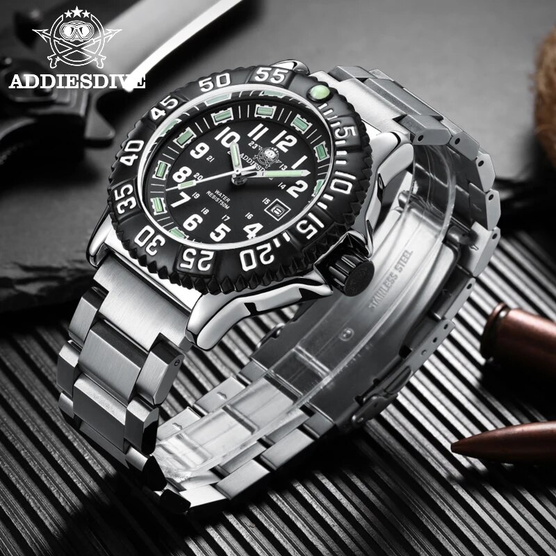 Men'S Accessories Display - Addies Dive jam tangan bercahaya pria,