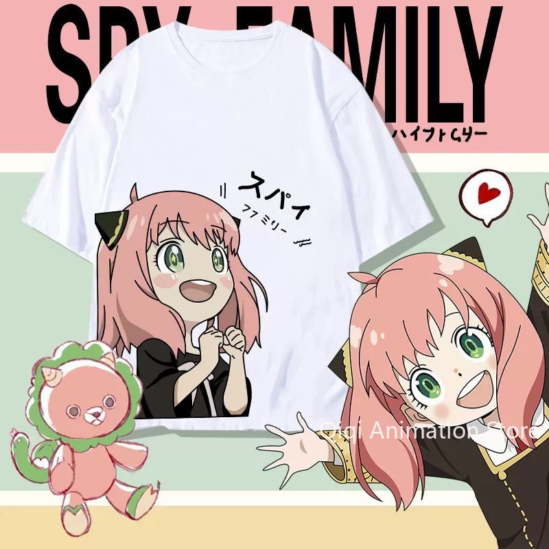 Men Accessories To Gift - SPY×FAMILY Anime Anya Forger Kaus Lengan