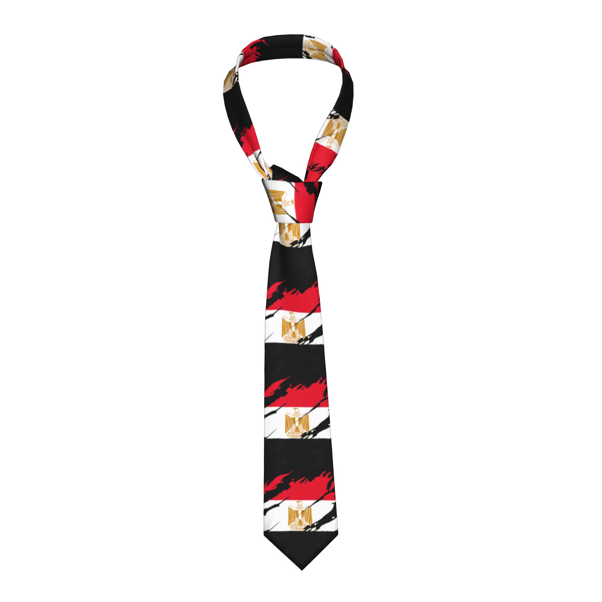 Men Accessories Egypt - Dasi Lebar Sutra Uniseks Bendera Mesir