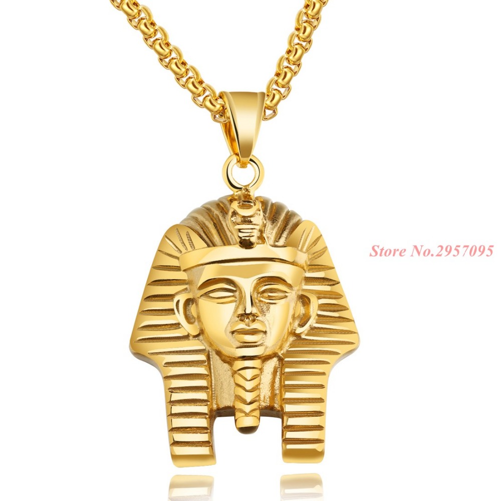 Men Accessories Egypt - Mesir Firaun Mesir Antik Liontin Stainless