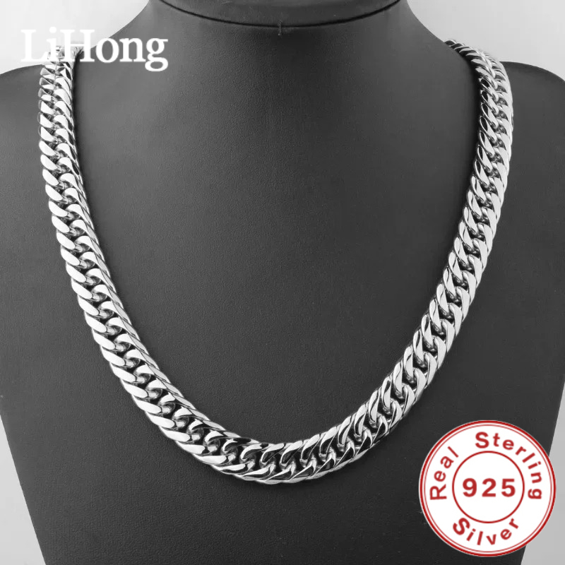 Men'S Accessories Trending - Kalung Rantai Kuba Perak Sterling 925