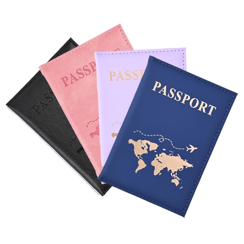Men'S Accessories Wallet - Sarung paspor modis dengan motif huruf