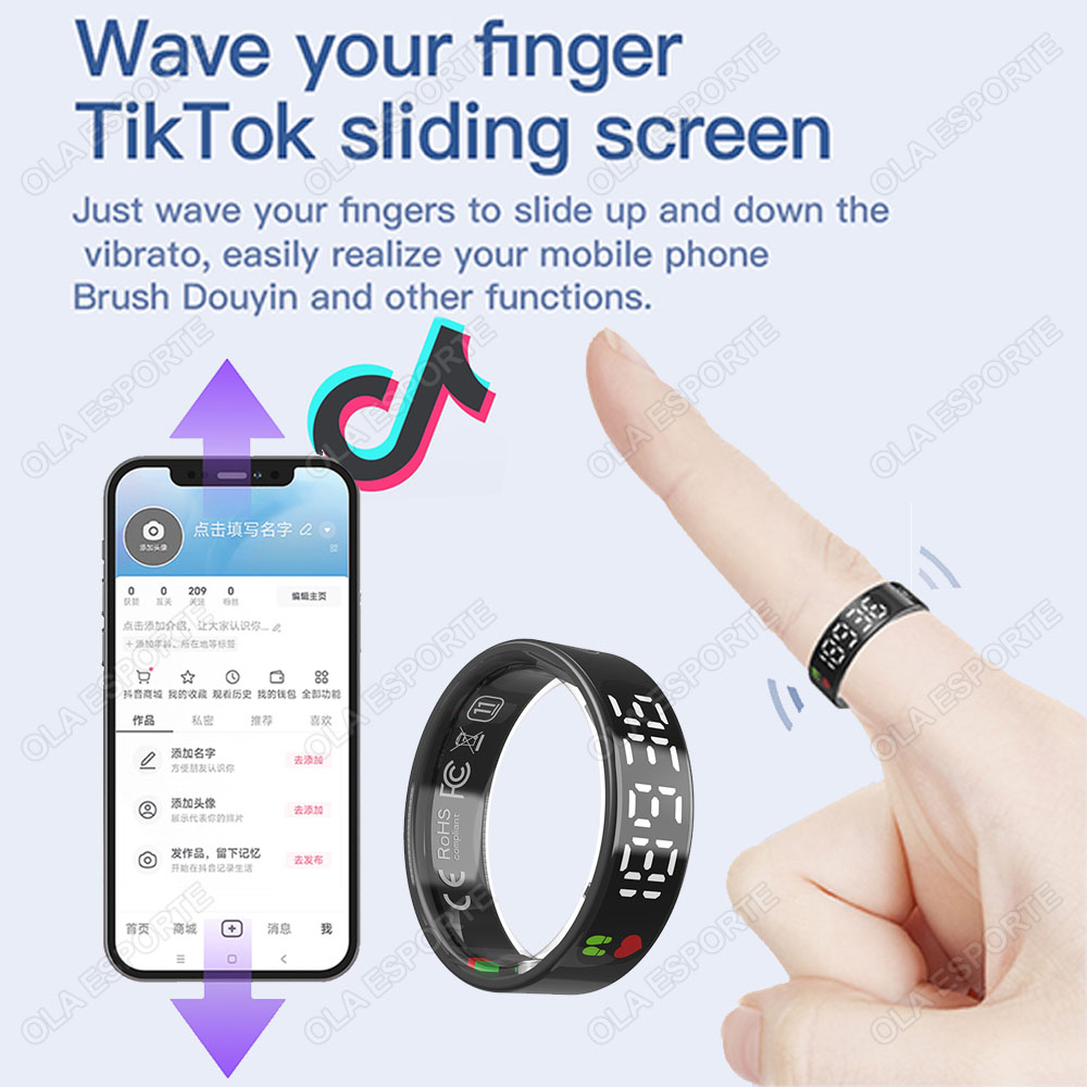 Cincin Pintar SR08 dengan Kota - Men'S Accessories Display ulasan dan harga