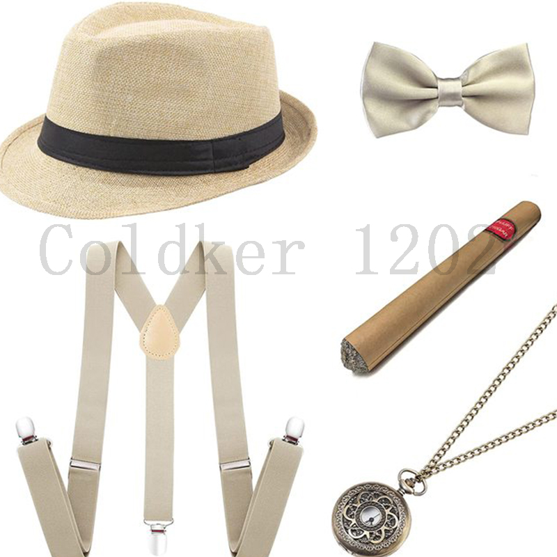 Gratis Pengiriman Halloween 19 - Men'S Accessories In The 1920S ulasan dan harga