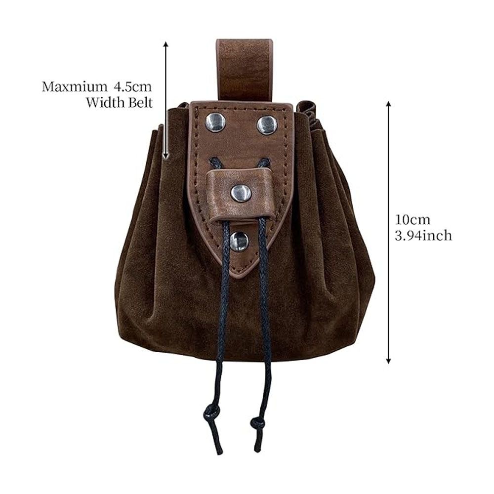 Tas Pinggang Kulit Gaya Viking - Men'S Accessories Wallet ulasan dan harga