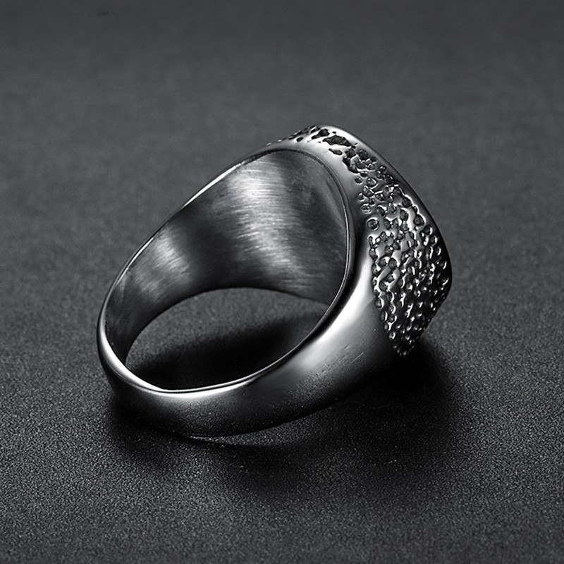 Cincin Baja Tahan Karat Ukiran - Men Accessories Egypt ulasan dan harga