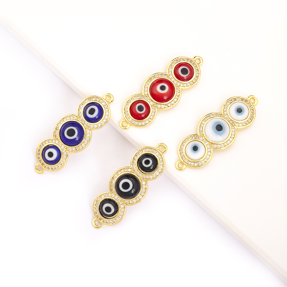Liontin Kacang Mata Iblis Bent - Men Accessories Evil Eye ulasan dan harga
