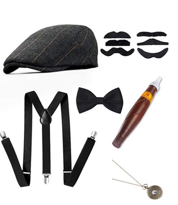 1920S Cosplay Halloween 20S Se - Men'S Accessories In The 1920S ulasan dan harga