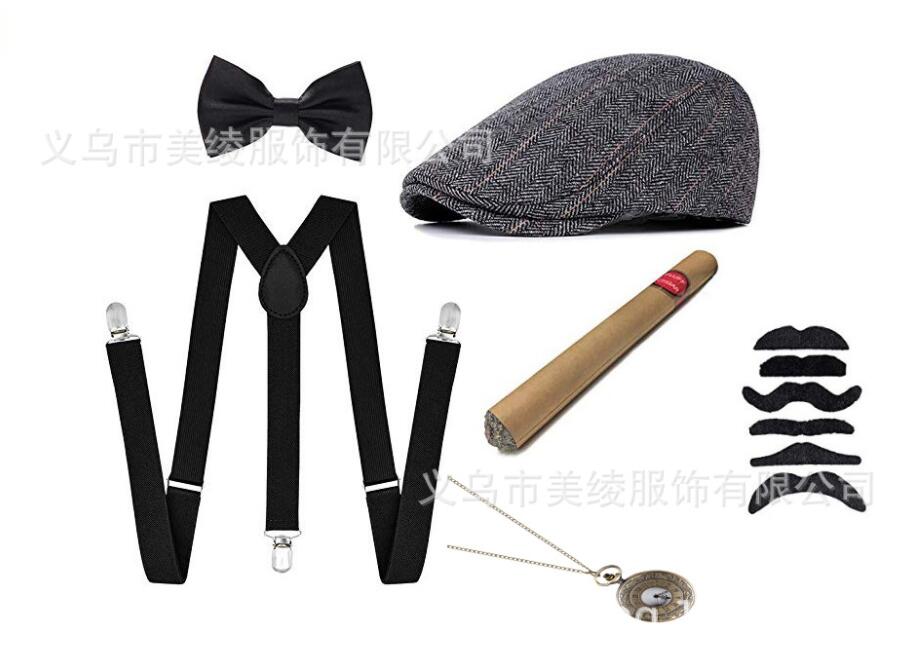 1920S Cosplay Halloween 20S Se - Men'S Accessories In The 1920S ulasan dan harga