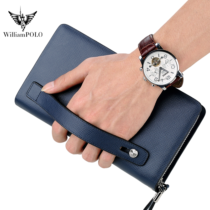 WILLIAMPOLO Tas Kulit Pria Mew - Men'S Accessories Wallet ulasan dan harga