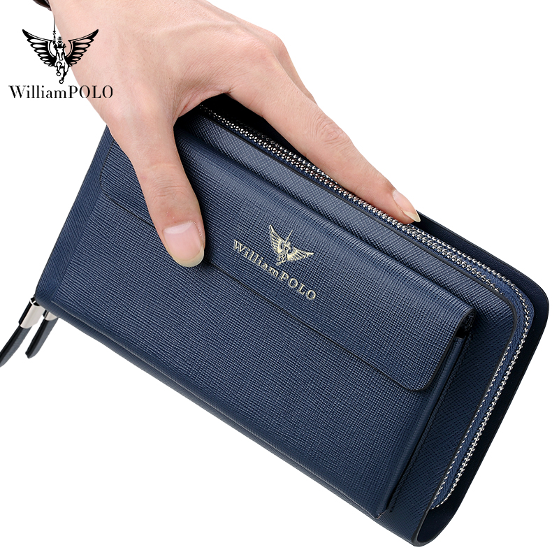 WILLIAMPOLO Tas Kulit Pria Mew - Men'S Accessories Wallet ulasan dan harga