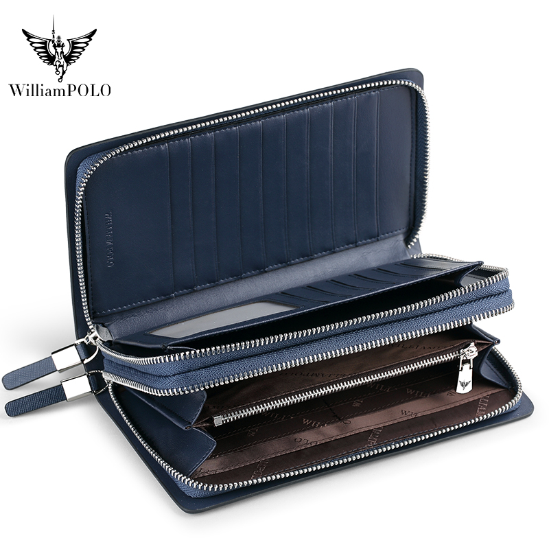 WILLIAMPOLO Tas Kulit Pria Mew - Men'S Accessories Wallet ulasan dan harga