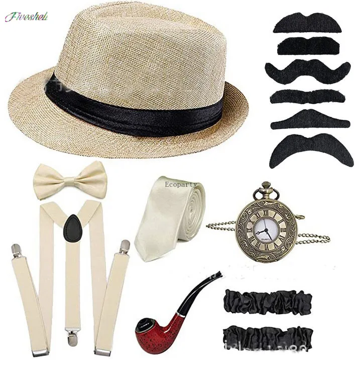 Kostum Cosplay pesta Halloween - Men'S Accessories In The 1920S ulasan dan harga