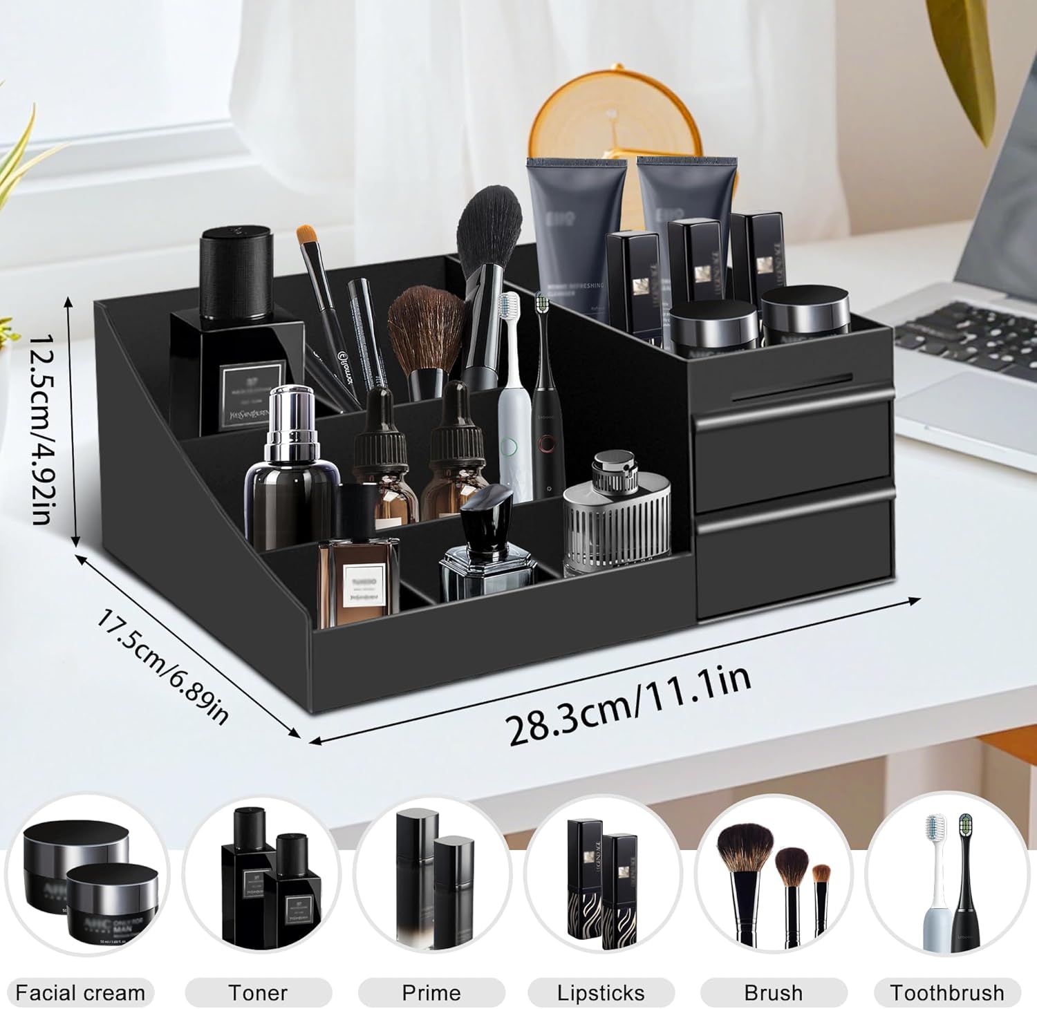Kotak Penyimpanan Kosmetik Vin - Men'S Accessories Display ulasan dan harga