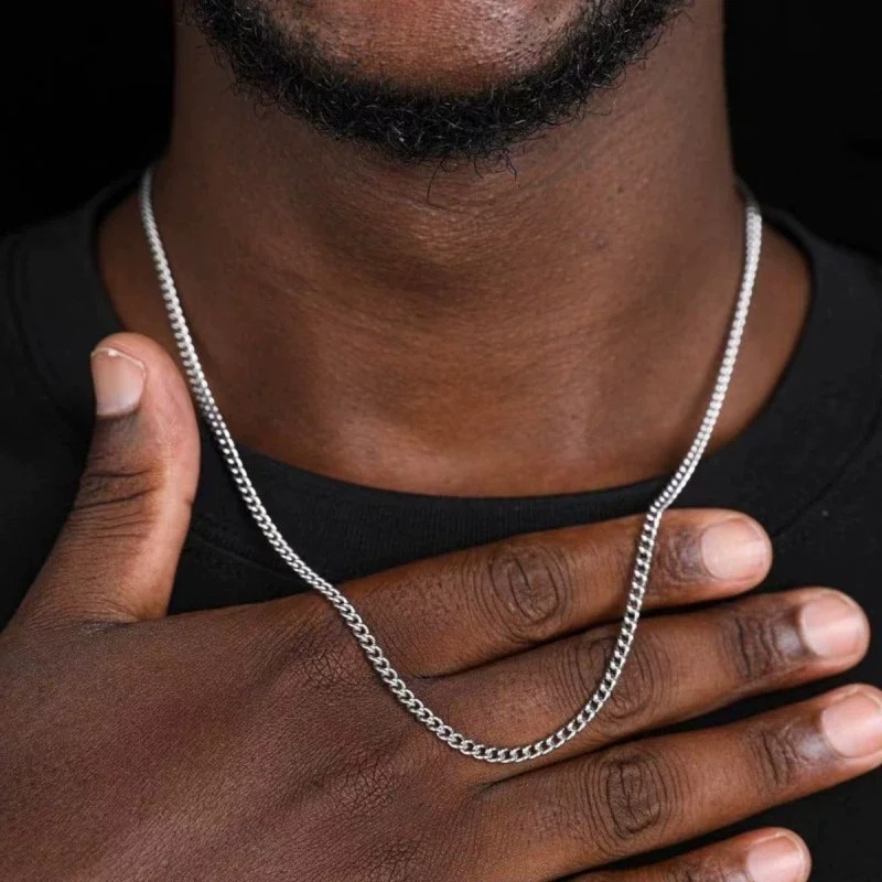 Kalung Rantai Kuba Pria 2mm Se - Men'S Accessories Trending ulasan dan harga