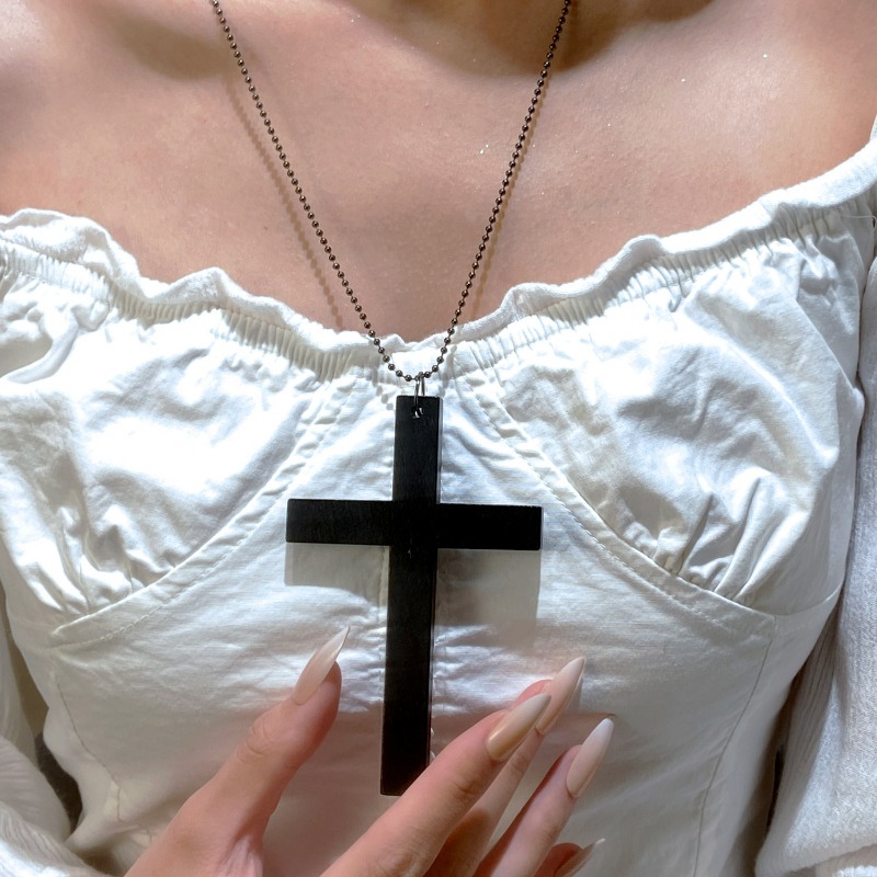 Kalung Liontin Salib Kayu Serb - Men Accessories Pendant ulasan dan harga