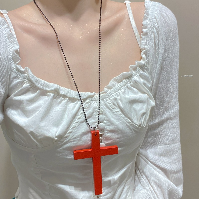 Kalung Liontin Salib Kayu Serb - Men Accessories Pendant ulasan dan harga