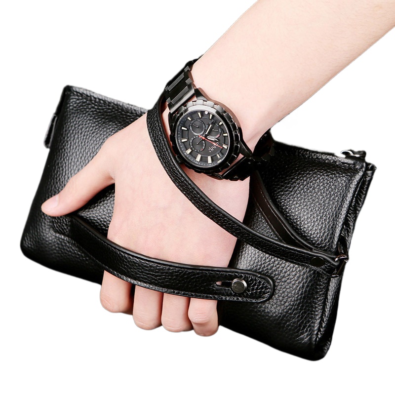 2025 Tas Tangan Pria Kulit Sap - Men'S Accessories Wallet ulasan dan harga