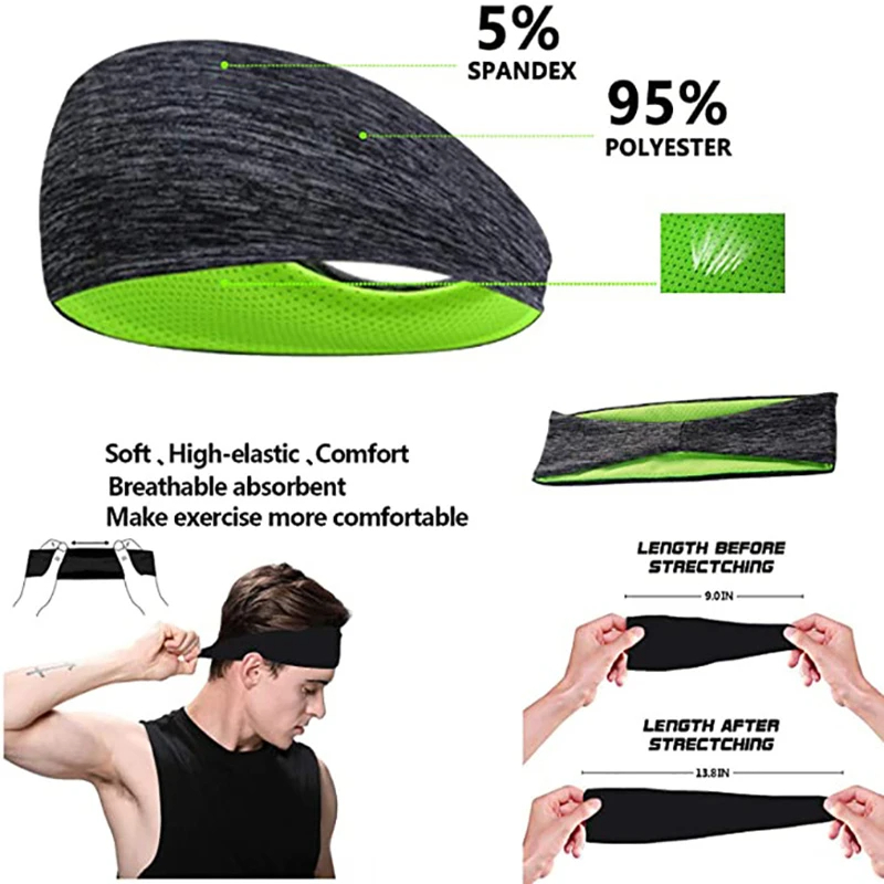 3 buah pita ikat kepala olahra - Men'S Yoga Accessories ulasan dan harga
