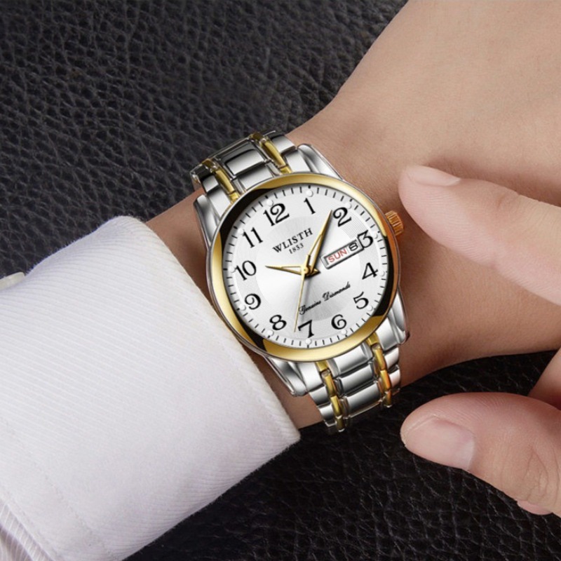 Jam Tangan Pria Mewah Quartz D - Men'S Accessories Display ulasan dan harga