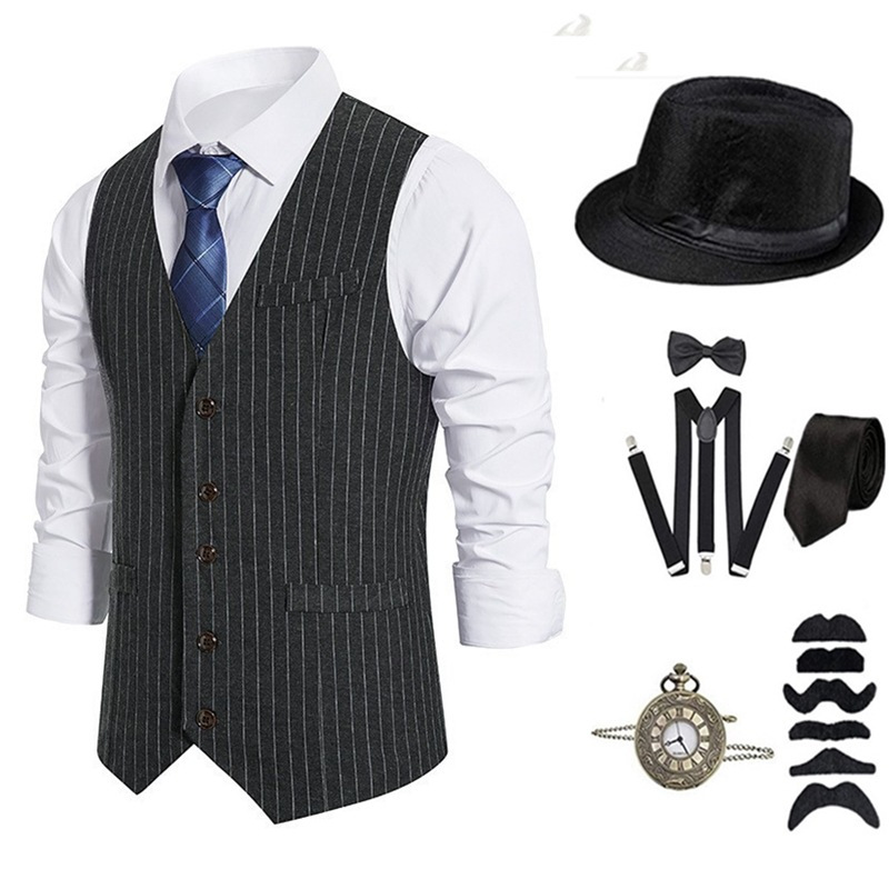 Set Kostum dan Aksesoris Gangs - Men'S Accessories In The 1920S ulasan dan harga