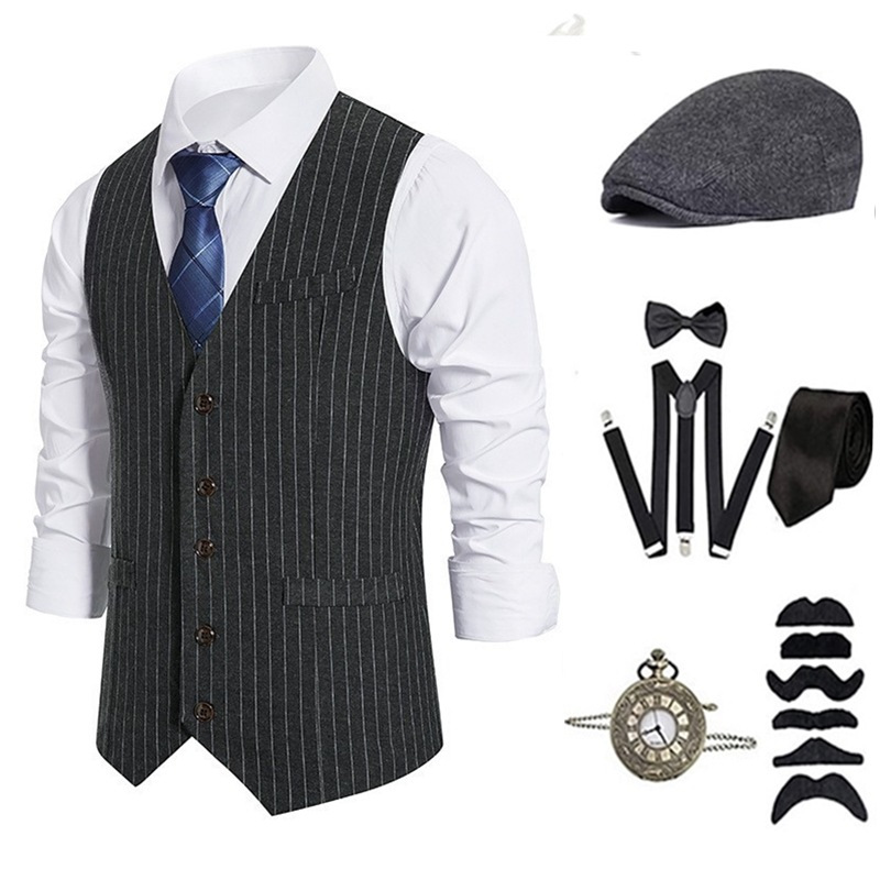 Set Kostum dan Aksesoris Gangs - Men'S Accessories In The 1920S ulasan dan harga