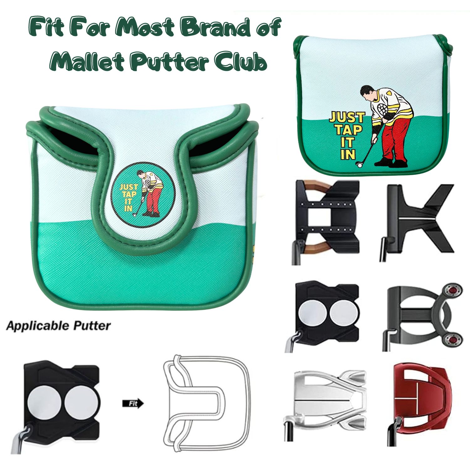 Penutup Putter Golf kulit PU l - Men'S Accessories Essentials ulasan dan harga