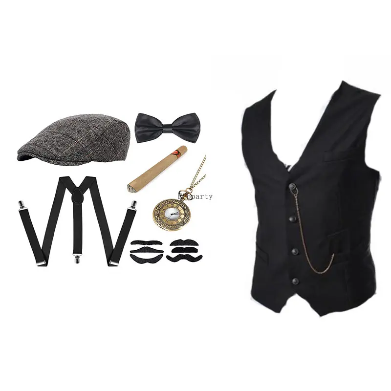 Set Kostum dan Aksesori Gangst - Men'S Accessories In The 1920S ulasan dan harga