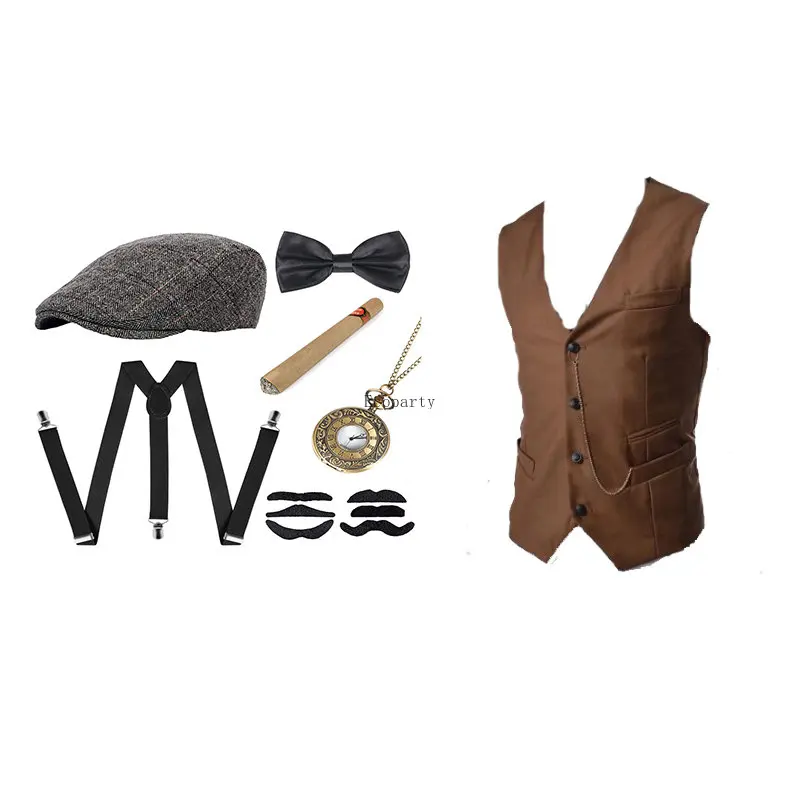 Set Kostum dan Aksesori Gangst - Men'S Accessories In The 1920S ulasan dan harga