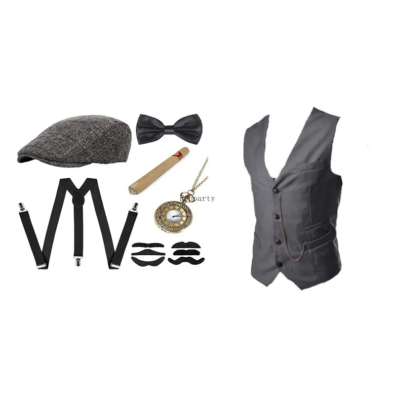 Set Kostum dan Aksesori Gangst - Men'S Accessories In The 1920S ulasan dan harga