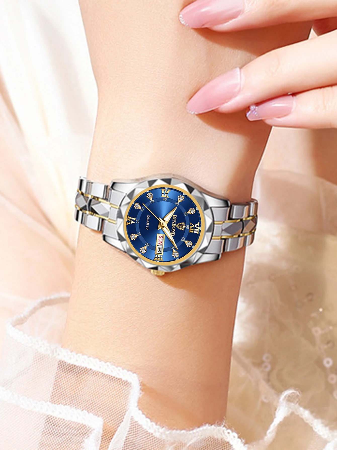 BINBOND 2pcs/Set Jam Tangan Pa - Men'S Accessories Display ulasan dan harga