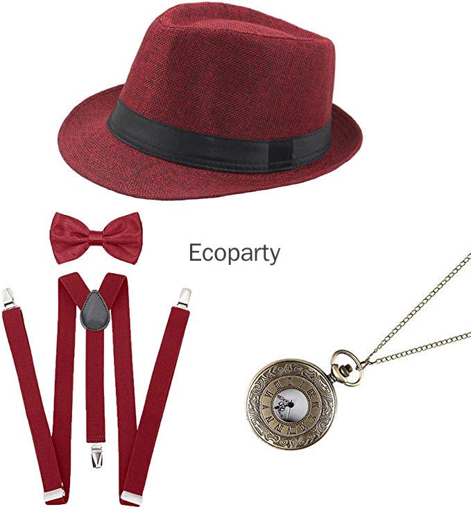 Aksesoris Karnaval Pria Gaya 1 - Men'S Accessories In The 1920S ulasan dan harga