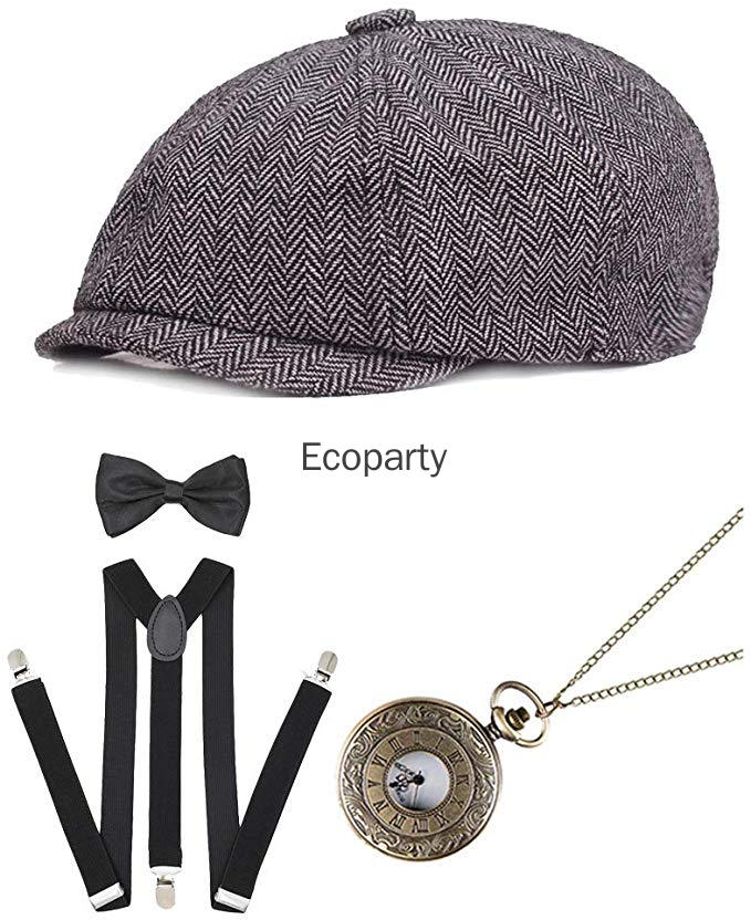 Aksesoris Karnaval Pria Gaya 1 - Men'S Accessories In The 1920S ulasan dan harga