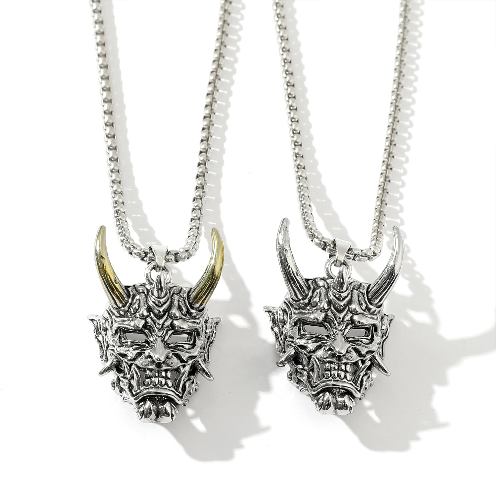 Kalung Liontin Topeng Hantu Ta - Men Accessories Pendant ulasan dan harga