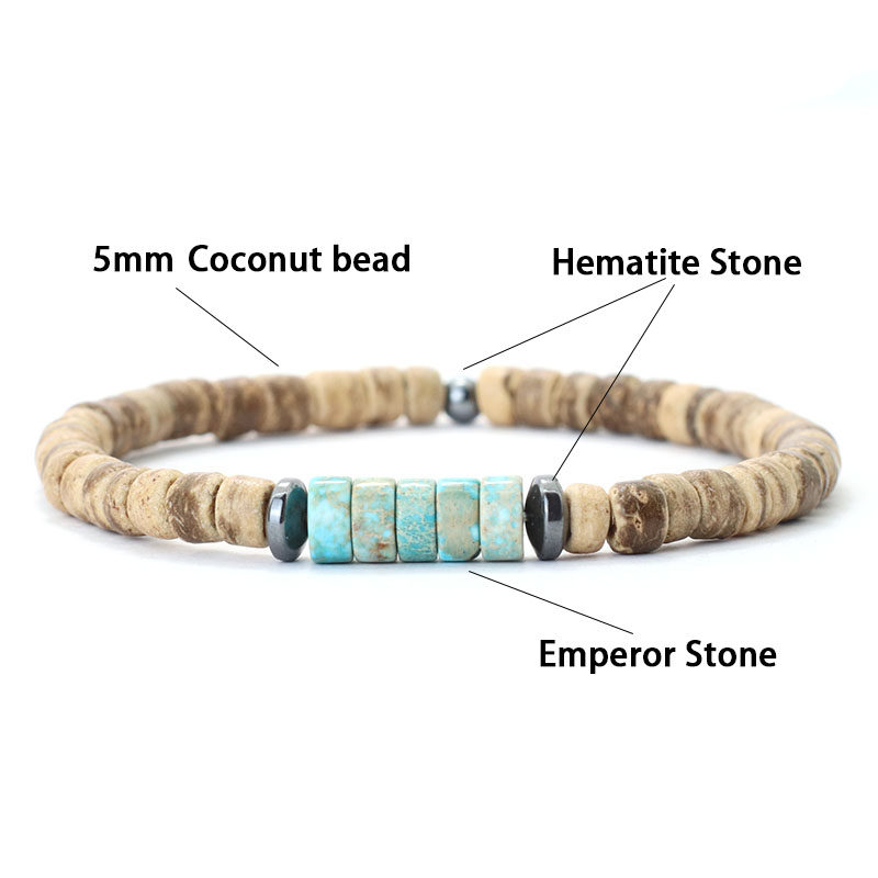 2 Buah Set Gelang Manik-manik  - Men'S Yoga Accessories ulasan dan harga