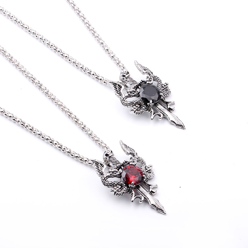 Kalung Salib Permata Hitam Nag - Men Accessories Pendant ulasan dan harga