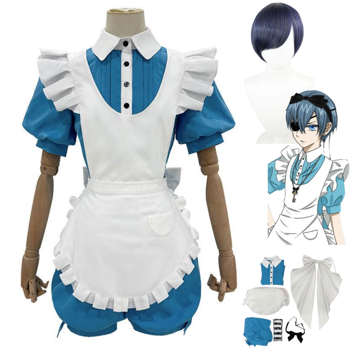 Kostum Cosplay Senyum Anime Ci - Men Accessories For Suit ulasan dan harga
