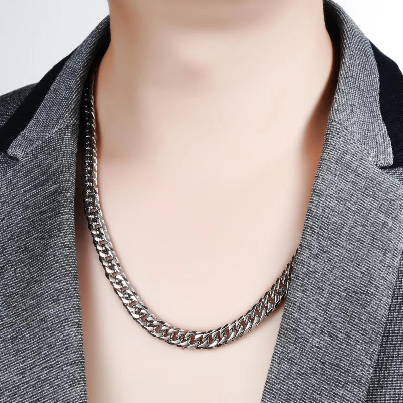 Kalung Rantai Kuba Perak Sterl - Men'S Accessories Trending ulasan dan harga
