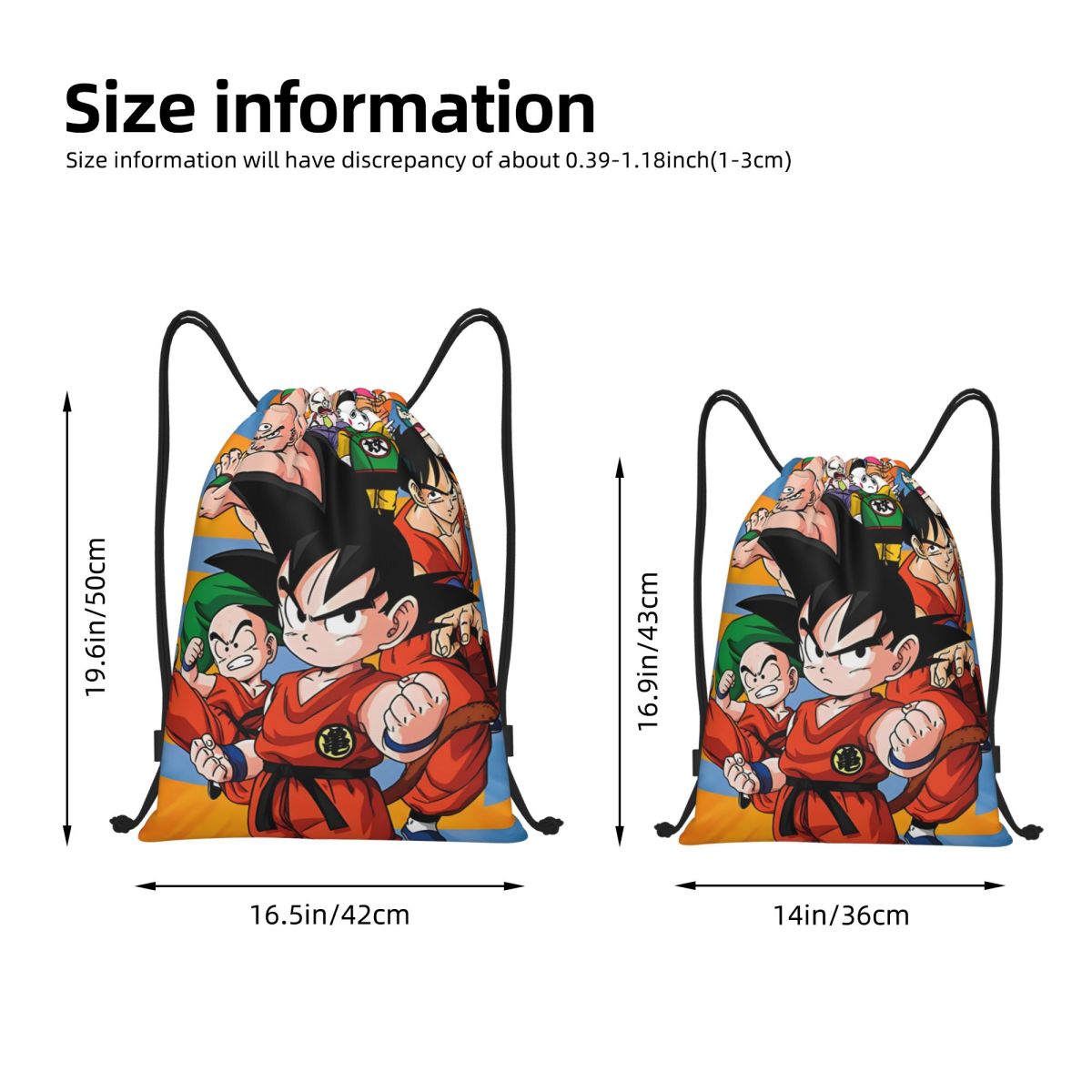 Tas Serut Kartun DBZ G-Gokues  - Men'S Yoga Accessories ulasan dan harga